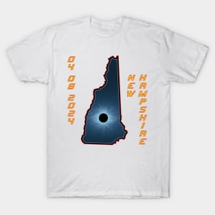 New Hampshire 2024 Total Solar Eclipse T-Shirt